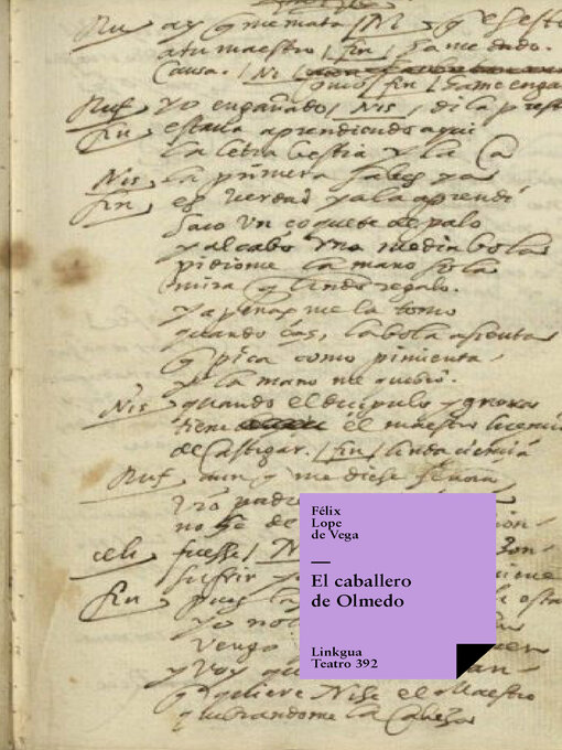 Title details for El caballero de Olmedo by Félix Lope De Vega Y Carpio - Available